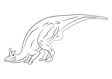 Lambeosaurus Dinosaurs coloring page