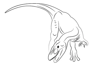 Herrerasaurus Dinosaurs coloring page