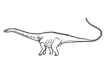 Diplodocus coloring page