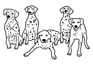 101 Dalmations 3 coloring page