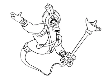 Genie1 coloring page