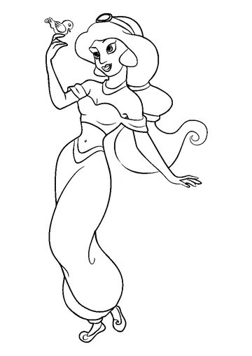 Jasmine 2 coloring page