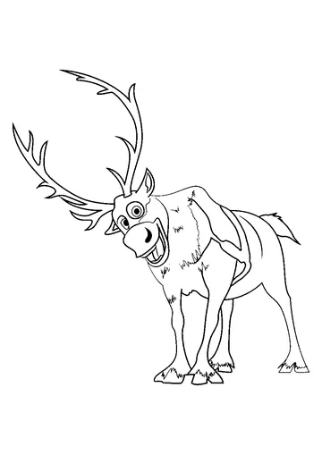 The Sven coloring page