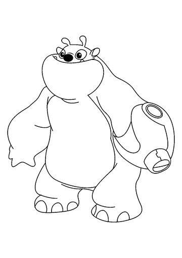 Clyde coloring page