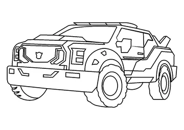 Strongarm Disguised From Transformers coloring page