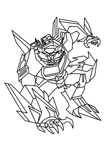 Steeljaw From Transformers coloring page