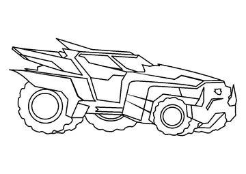 Steeljaw Disguised From Transformers coloring page