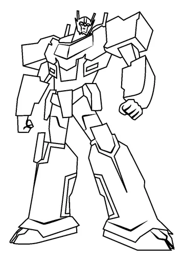 Optimus Prime From Transformers coloring page