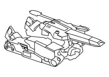 Megatronus Disguised From Transformers coloring page