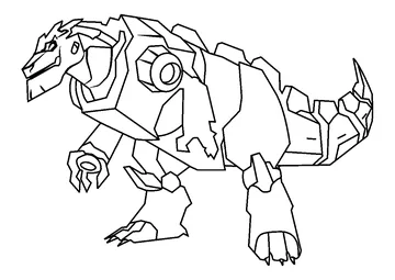 Grimlock Disguised From Transformers coloring page