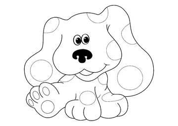 Cute Blues Clues coloring page