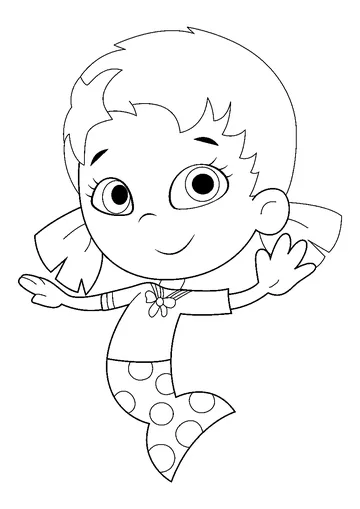Beautiful Oona coloring page