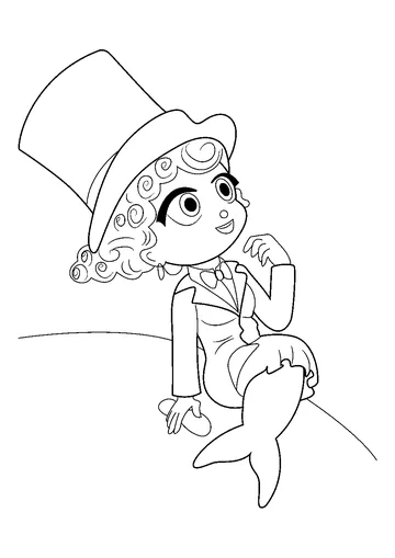 Beautiful Deema coloring page