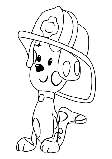 Dottie From Bubble Guppies coloring page