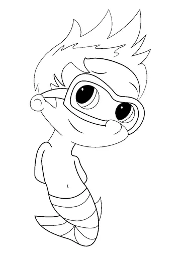 Funny Nonny coloring page