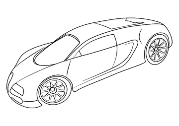 Hot Wheels coloring page