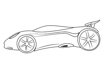 Side Lotus coloring page