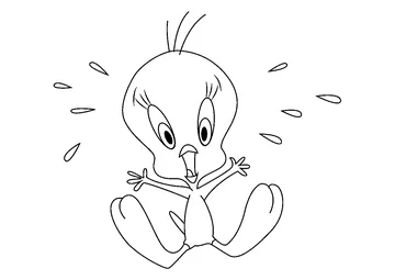 Tweety Pie coloring page