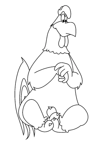 Foghorn coloring page