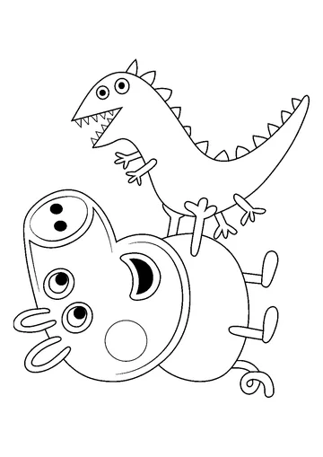 Peppa Pig Toy coloring page