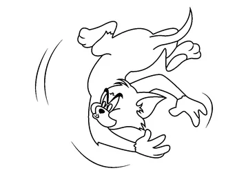 Tom coloring page