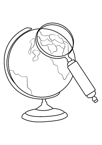 Searching Map coloring page