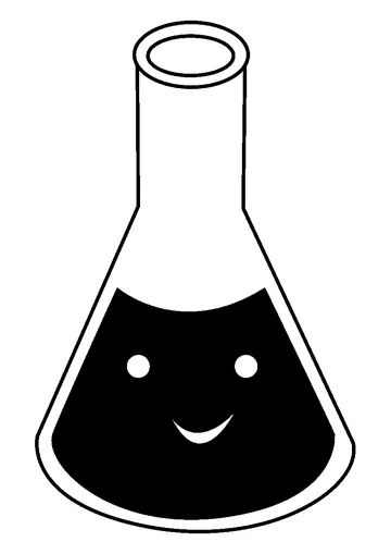 Laboratory Flask coloring page