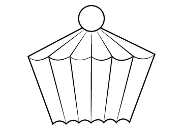 Delicious Cake coloring page