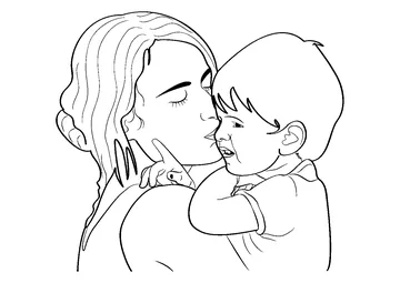 Celebrate Mother's Day coloring page