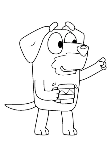 Pat (Lucky’s Dad) coloring page