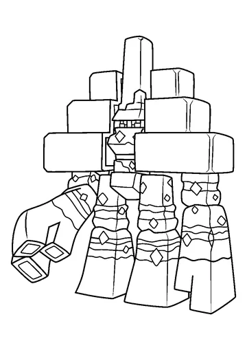 Garganacl Pokemon coloring page