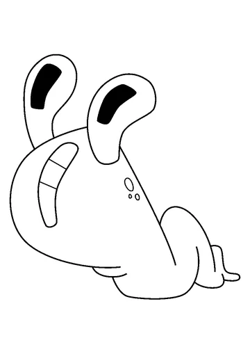 Q (lowercase) coloring page
