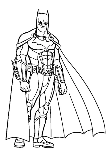 Batman the Dark Knight coloring page