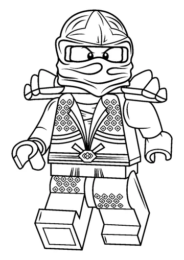 Lloyd Garmadon Green Ninja – Lego Ninjago coloring page