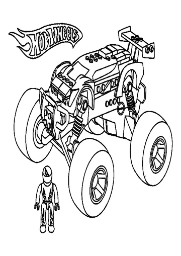Monster Truck coloring page