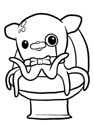 Professor Inkling coloring page