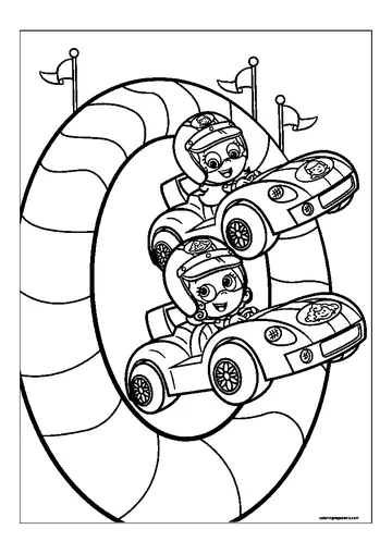 Bubble Guppies 5 coloring page