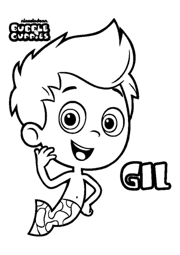 Gil coloring page