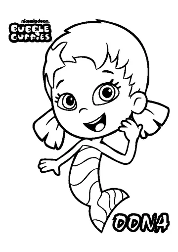 Oona coloring page