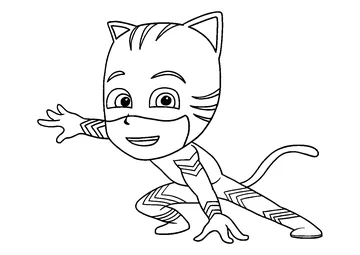 Catboy coloring page