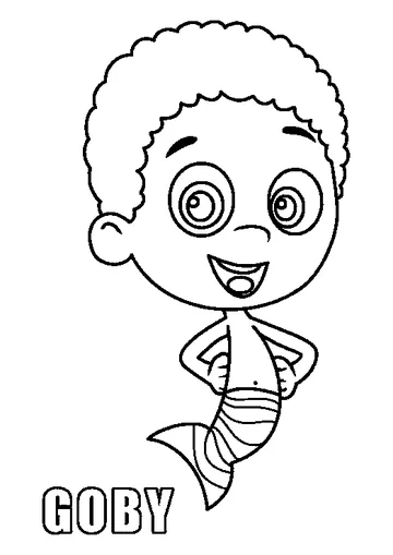 Goby 1 coloring page