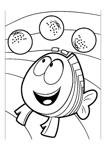 Mr Grouper coloring page