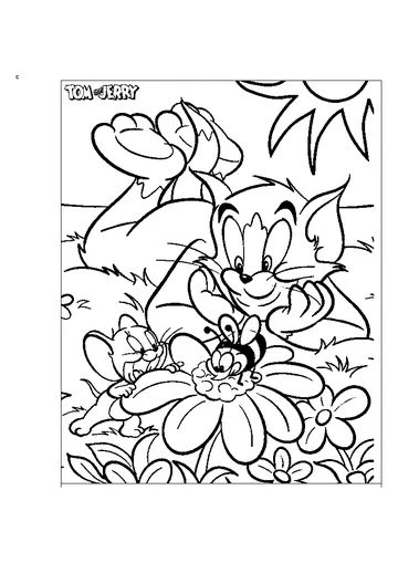 Flower Garden coloring page