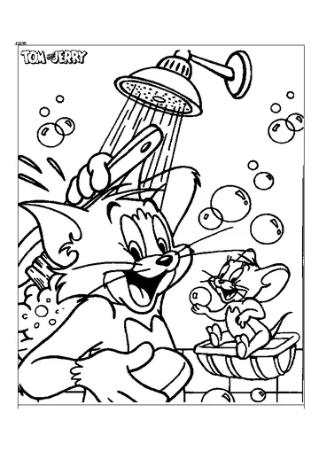 Bubble Bath coloring page
