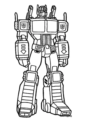 Fusion Robot Designs coloring page