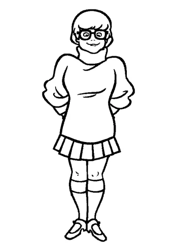 Velma Dinkley coloring page
