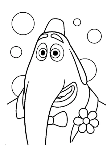 Bing Bong coloring page