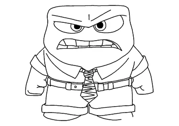 Disney Anger coloring page
