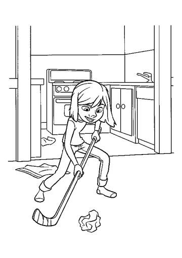 Riley Disney coloring page