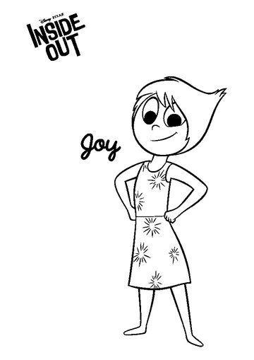 Joy from Inside Out coloring page